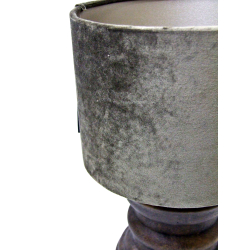 Lampa ceramiczna betonowa z abażurem 36cm